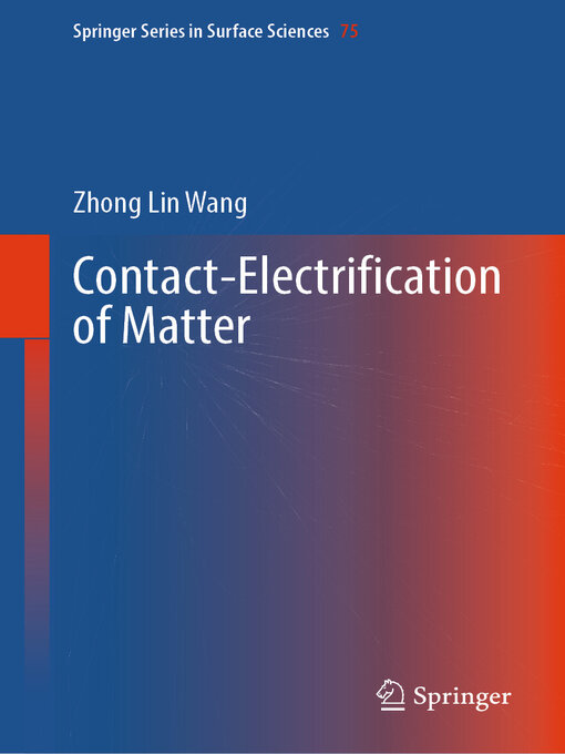 Title details for Contact-Electrification of Matter by Zhong Lin Wang - Available
